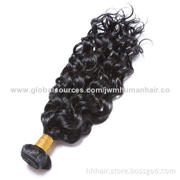 Double Weft Hair Weaves, Made of Mongolian Tangle Free Human HairNew